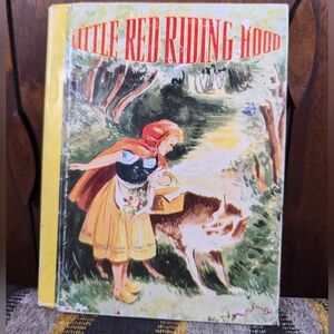 Vintage Little Red Riding Hood Story Book